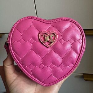 Juicy Couture Pink Heart Wallet Wristlet